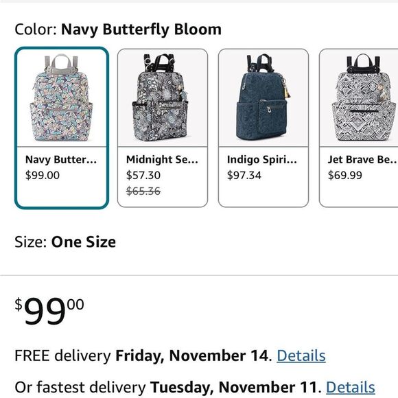 Sakroots Eco-Twill Backpack - Multicolor Butterfly - Picture 13 of 16